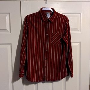 The North face men's medium button down shirt